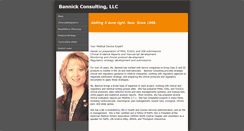 Desktop Screenshot of bannickconsulting.com